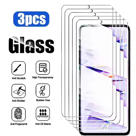 3Pcs Tempered Glass For Xiaomi Redmi K60 Pro K60E K60 Screen Protector For Redmi K50 K40 Gaming Ultr