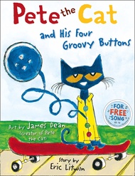 หนังสืออังกฤษใหม่ Pete the Cat and his Four Groovy Buttons [Paperback]