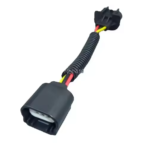 worldgolden 2/10/50PCS H13 9008 auto ceramic bulb socket ,H13 female male connectors 18AGW 14CM