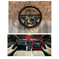 แท้ !! พวงมาลัย Toyota Alphard 30 ของแท้มือสอง สภาพสวยงาม ใส่ได้เลย ลายไม้สวย