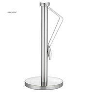Paper Towel Holder Stand with Base for Kitchen,Stainless Steel Paper Towel Dispenser,Prevent Paper R
