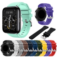 22mm Silicone Replacement Strap For Realme Watch 2 / 2 pro / S / S Pro Wristband Watch Band Bracelet Accessory