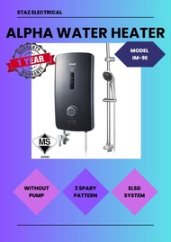 Alpha Water Heater (IM-9E)