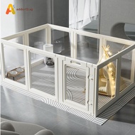 adderf3.sg Acrylic Dog Cage Transparent Dog Fence Splicing Dog Playpen Bold Dog Crate