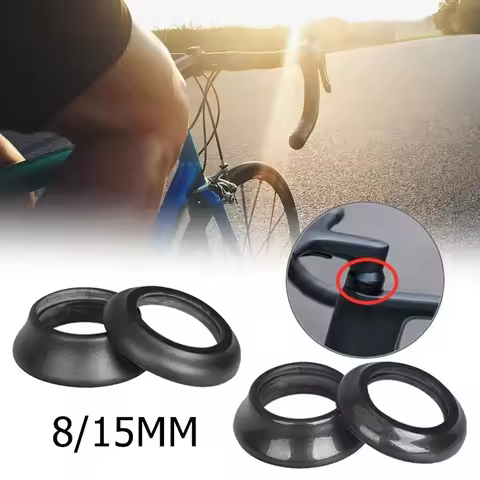 1-1/8" Bicycle Headset Spacer Carbon Fiber Bike Headset Spacer Steerer Tube Conical Washers Cycling 