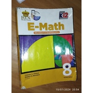 E- Math book  Revised Edition (G8) used