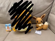 Pokemon 寶可夢 咚咚鼠 伊布 公仔