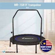 Merach MR-1581F Trampoline Black Jumping Bed Home Gym Sport Exercise Fitness Equipment Trampolin