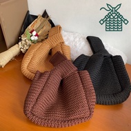 Japanese Knot knitted bag unique knitted knot bag/ Japanese knitted bag/ souvenir knot bag/