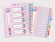 CAMPAP CA4902 INDEX DIVIDER (10 COLOURS) 120gms x 10sets