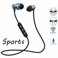 Magnetic Wireless headset Bluetooth Earphone Stereo Sports Waterproof Earbuds with Mic