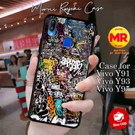 HP Vivo Y91 Y93 Y95 Phone Case Vivo Y91 Y93 Y95 GRAFTY Motif Hardcase Phone Case Premium Glossy Soft