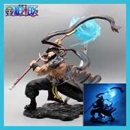 GK LOS KO One Piece Figure White Beard Edward Newgate Pvc Action Figure Toy With 3 Models Lights