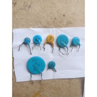 Antique crt TV 2kv green capacitor.