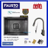 Fausto FAU-SB-NTVT-6045B-GM Kitchen Sink + Pull Out Tap