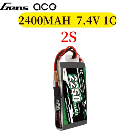 Gens ace 2250mAh 6.6V 2S 2S1P LiFe Signal Battery Pack with BBL1 Futaba 3P Plug for 14SG 4PLS T8J Re