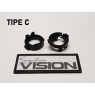 H7 Socket HID LED AdapterRing for KIA HYUNDAI