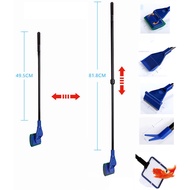5-in aquarium cleaning scrubber 49.5 to 81.8 cm long includes - Glass scrubber head, Sand and gravel