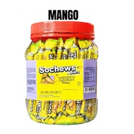Sochews Candy 100pcs | 6 Flavour Fruit Chewy Candy | Mango / Guava / Orange / Strawberry / Lychee / 