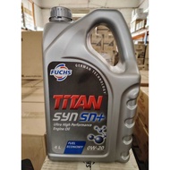 100% ORIGINAL FUCHS TITAN SYN SN+ 0W20 Fully Synthetic Gasoline Oil TITAN Engine Oil 4L
