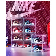 Wholesale Transparent Shoe Box Acrylic Shoe Box with Lid Magnetic Side Door Shoe Storage Box Shoe Bo