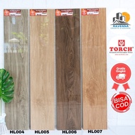 [Wp43] Granit Lantai Motif Kayu Seri Hl 20X100 Glossy Torch Free