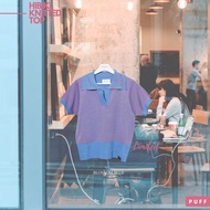 PUFFCOWEAR : HIBIKI KNITTED TOP