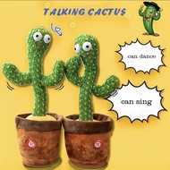 Dancing Cactus Plush Toy Talking Cactus Hot Dancing Cactus Musical Toy Photography Accessory Birthday Gift