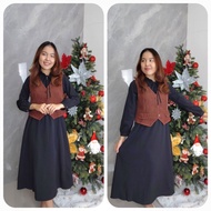 Premium Vest Dress 9473/ Formal Vest Dress Set JeshopFashionPremium