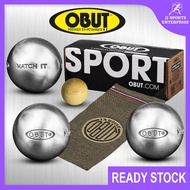 OBUT Petanque Boules Match IT M3IT Style 0 Competition Jack Bola Target Pertandingan Boules Set Bosi