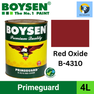 Boysen Primeguard 4 Liters (Gallon) Water-Based Metal Primer Paint 3 Colors Available Excellent Adhe