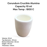 High Purity Krus Alumina Corundum Alumina Crucible 10 ML max 1800 ̊C