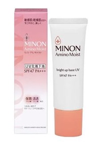 Minon 敏感肌用亮膚UV妝前隔離乳 Amino Moist Bright Up Base 25g SPF47 PA+++