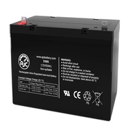 AJC Battery Compatible with Pride Mobility Jet 2 HD Power Chair 12V 55Ah Wheelchair Battery