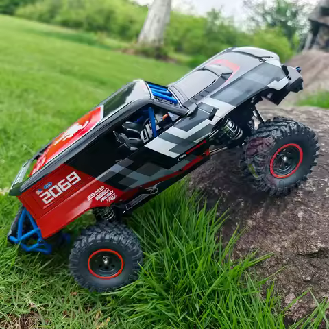 1/18 Full Scale Mjx H18p 4wd Brushless Rc Car Toys 6km/H Remote Control H18p Off-Road Climbing Vehic