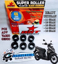 ROLLER RACING BRT 11 12 13 14 15 GRAM PNP BEAT STREET ISS LED 2020 BEAT DELUXE GENII SCOOPY NEW 2021