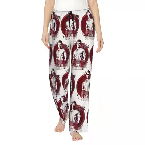 Americas Favorite Dexter Morgan Women's Loungewear pants Comfy Horror Movie Pajama Pants Dorm
