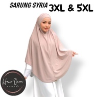 Tudung Syria 3XL 5XL Labuh Sarung Umrah