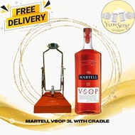 Martell VSOP Red Barrel with Cradle - 3L