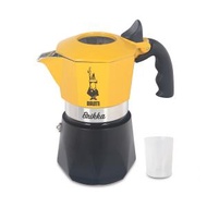 BIALETTI - 2杯裝鋁質加壓摩卡咖啡壺-黃色