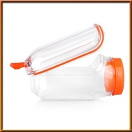 [chasoedivine.]   Jar Side Open-Vertical Layering Keeps Salads ,Salad Jar, Salad Container for Lunch