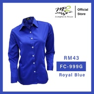 Baju Kemeja Korporat Barisan Nasional Warna Royal Blue (LOGO BN (DACING) LOGO BN (TULISAN) FC899G PE