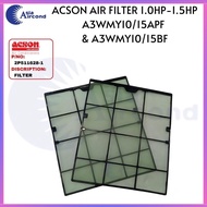 (2PCS) ACSON AIR FILTER 1.0HP-1.5HP A3WMY10/15APF &amp; A3WMY10/15BF (2P511628-1)