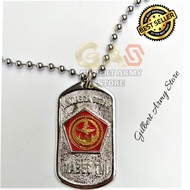 Gilbert Army STORE Stainless Steel Titanium Tni Ad Headquarters Necklace Army Military Necklace Tni 