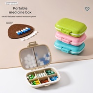 8 Compartments Sealed Pill Box, 7 Days Weeks Medicine Storage Box, Portable Compartment Storage Box,