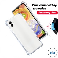 KK Samsung A04 Airbag Clear Phone Case For Samsung Galaxy A04 A04S A 04 S SamsungA04 5G Transparent 