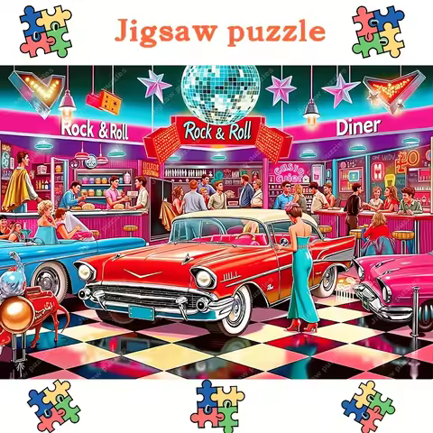 2000/1000/1314/520pcs,Jigsaw Puzzles,Family Fun Adult Puzzle,Portable Cuboid DIY Art Decor,DIY Puzzl
