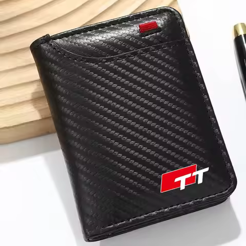 PU Leather Car Driving Document bag ID Passport Card Wallet For Audi TT S6 S5 A2 A3 A4 A5 A6 A7 A8 Q