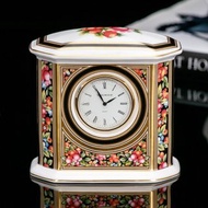 英國製wedgwood富貴黃金果園1992年精緻骨瓷時鐘座鐘