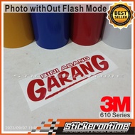 Car Sticker Truck Van Bini Abang Garang
